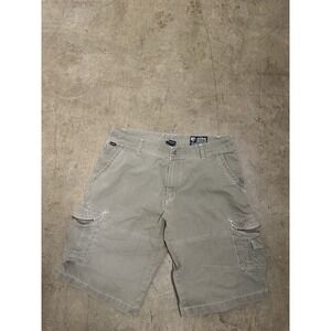 Kuhl Shorts Mens 36 Tan Patina Dyed HIking Outdoors Cargo Cotton/Nylon